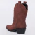 Texas - Bota Feminina Texana Camurça Salto Medio Marrom - Not-Me Shoes - Fábrica Própria de Calçados Femininos