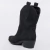 Texas - Bota Feminina Texana Camurça Salto Medio Preta - Not-Me Shoes - Fábrica Própria de Calçados Femininos