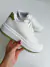 Upper - Tênis Feminino Casual Plataforma Cadarço Branco/Verde