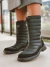 Bota Coturno Preta Nylon e Camurça Impermeável Not-me Shoes