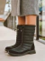 Bota Coturno Preta Nylon e Camurça Impermeável Not-me Shoes