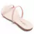 Bless - Rasteira Feminina De Tiras Nude - Not-Me Shoes - Fábrica Própria de Calçados Femininos