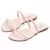 Bless - Rasteira Feminina De Tiras Nude - comprar online