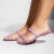 Rasteira Roxo Duas Tiras Bico Redondo Dia A Dia Not-me Shoes