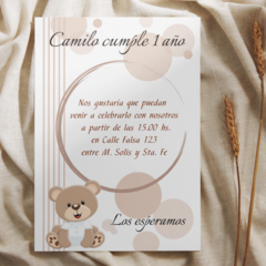Invitaciones Simple Faz