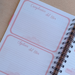 Agenda Docente 2025 Personalizable - Papeles Lunares