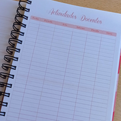 Imagen de Agenda Docente 2025 Personalizable