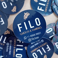 Stickers 5 cm. x 100u.