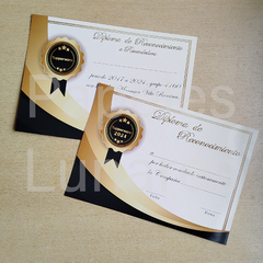 Diplomas personalizados - comprar online