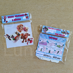 Souvenir Pack x10 Bolsitas de tatuajes