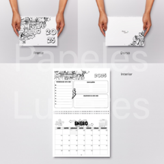 Calendario de Pared Doodle - comprar online