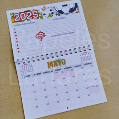 Calendario de Pared Deportes - Papeles Lunares