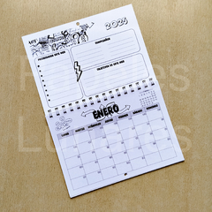 Calendario de Pared Doodle - Papeles Lunares