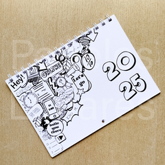 Calendario de Pared Doodle en internet