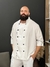 Dolma Branca Oxfordine com detalhes em preto - comprar online
