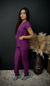 Scrub Feminino Tulipa Roxo Gabardine na internet