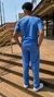 Scrub Masculino Azul Cirúrgico Cannes - comprar online