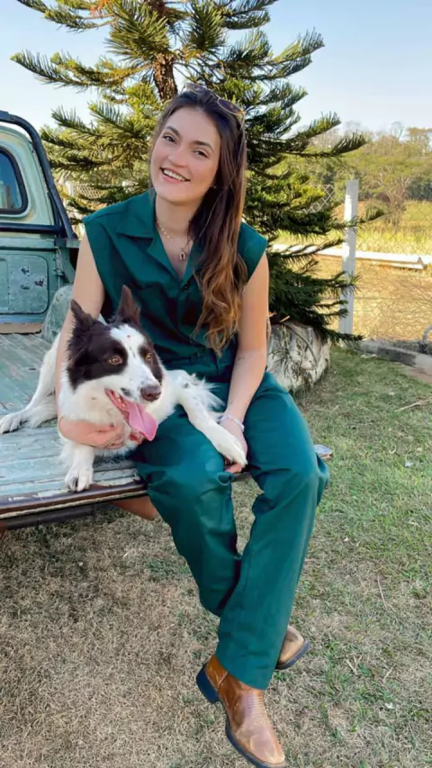 Macacão Veterinária Regata Fem. Militar