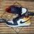 Jordan Low - Azul Marinho/Branco/Amarelo