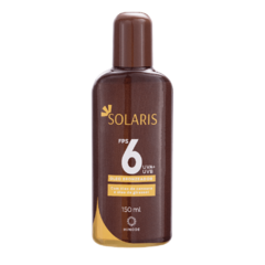 Óleo Bronzeador FPS 6 Uva E Uvb Solaris 150ml - comprar online