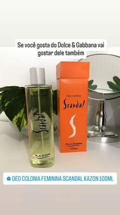 Deo Colonia Feminina Scandal 100ml na internet