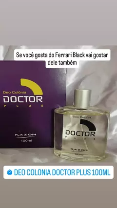 Deo Colonia Masculina Doctor Plus 100ml na internet