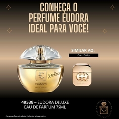 Combo Eudora Deluxe: Eau de Parfum 75ml + Creme Hidratante Corporal Eudora Deluxe 250g na internet
