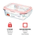 Kit 2 Potes De Vidro Herméticos Retangular 1050ml - comprar online