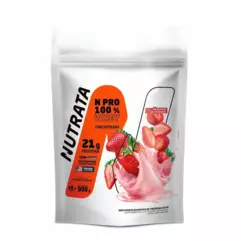 PROTEINA NUTRATA NPRO WHEY MORANGO REFIL 900 G