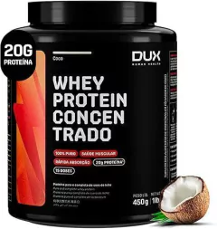 Whey Protein Concentrado Dux - Pote 450g