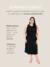 VESTIDO PUREZA MIDI PRETO - loja online