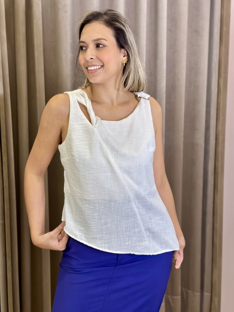 BLUSA DETALHE BRANCA - comprar online