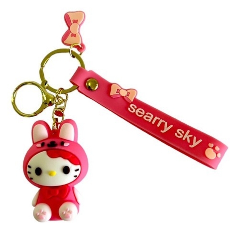 LLAVERO DE GOMA HELLO KITTY