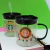 TAZA DE VIDRIO Y SORBETE STARBUCKS