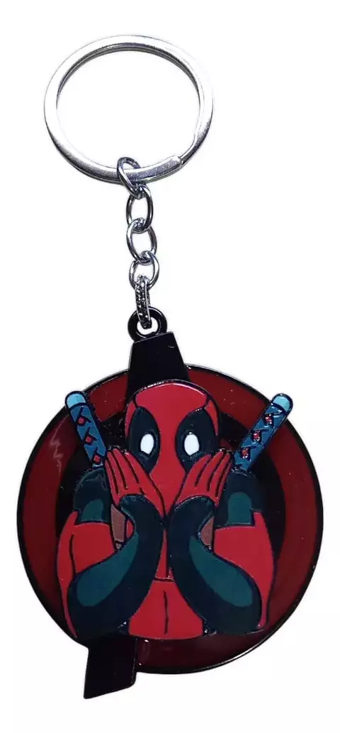 LLAVERO DE METAL DEADPOOL CUTE GIRATORIO - comprar online