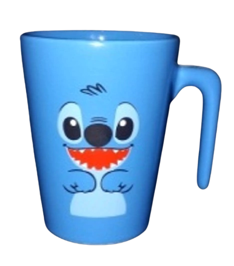 TAZA CÓNICA CÓNICA DE CERÁMICA - STITCH - comprar online