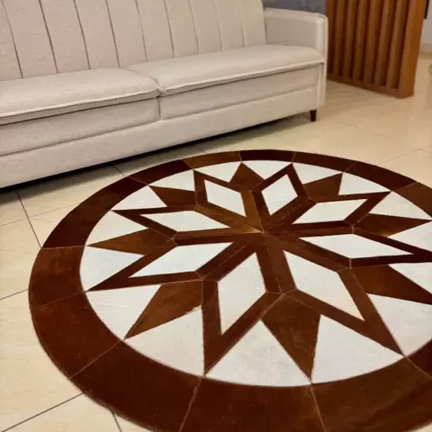 Tapete de Couro Mandala Premium GG - 2m Diâmetro - comprar online