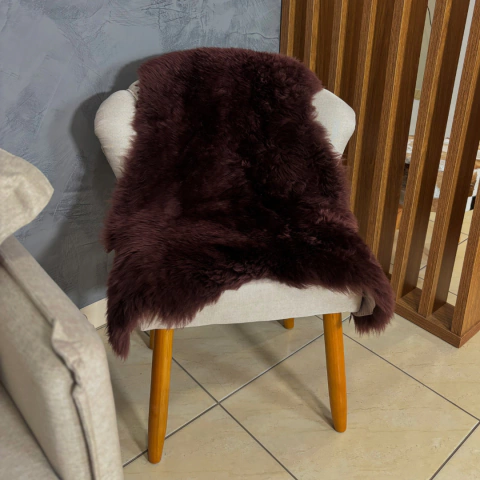 Pelego de Lã de Ovelha Marrom Café M - comprar online