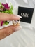 AROS LADY DI CRISTAL FACETEADO BEIGE - comprar online