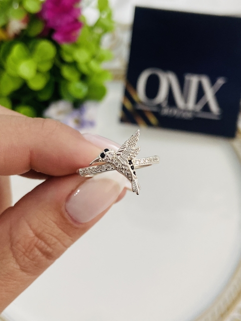 ANILLO COLIBRI CON CUBIC´S - comprar online