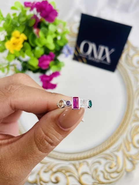 ANILLO FORMAS MULTICOLOR - comprar online