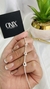PULSERA TIPO DIAMANTADA CON 3 NUDOS