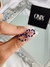 AROS CORAZON CUBIC'S AZUL - comprar online