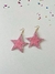 Brinco Estrela Rosa para Fantasia - Graviola Acessórios