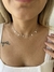Colar Choker Cruz Semijoia - loja online