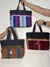 Bolsa Vinho + Necessaire Jeans Matelassê - pano e ponto