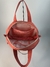 Bolsa de Mão Patchwork Rosa - pano e ponto