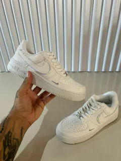 Air Force AF1 - Couro branco