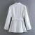 Conjunto De Alfaiataria Feminino Blazer E Calça Corte Reto