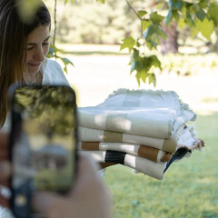 Manta líneas anchas - tienda online